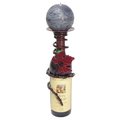 Metrotex Designs Grapevine Iron Candle Holder Bottle Topper Merlot Finish 28589